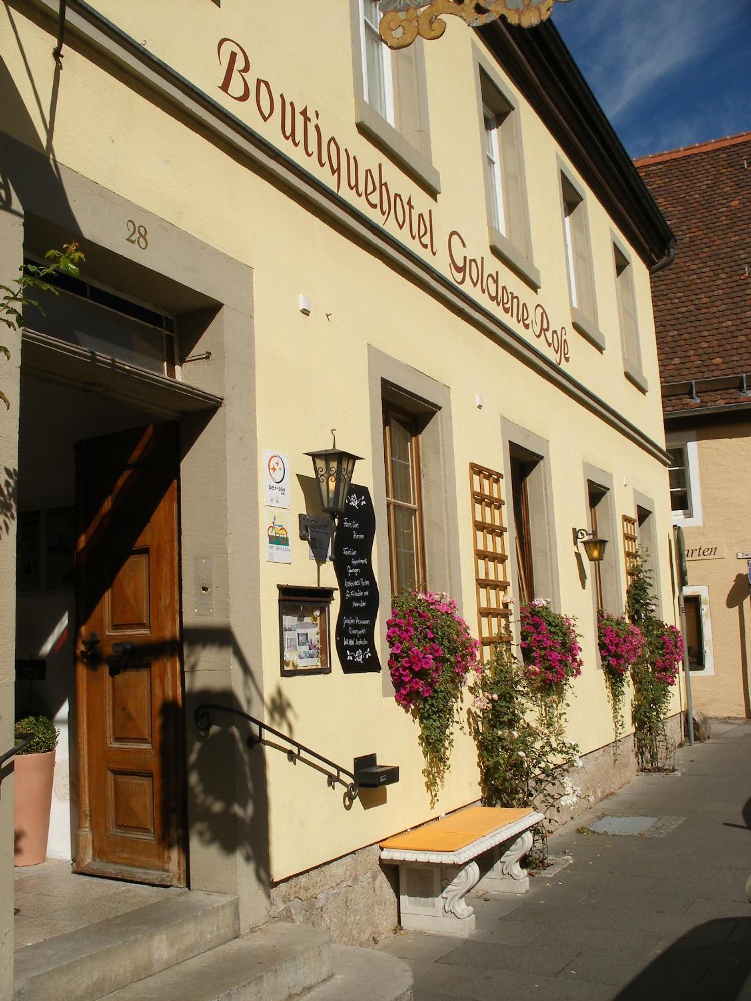 Boutiquehotel Goldene Rose - Self-Check-In Ротенбург-на-Таубері Екстер'єр фото