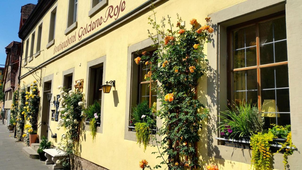 Boutiquehotel Goldene Rose - Self-Check-In Ротенбург-на-Таубері Екстер'єр фото