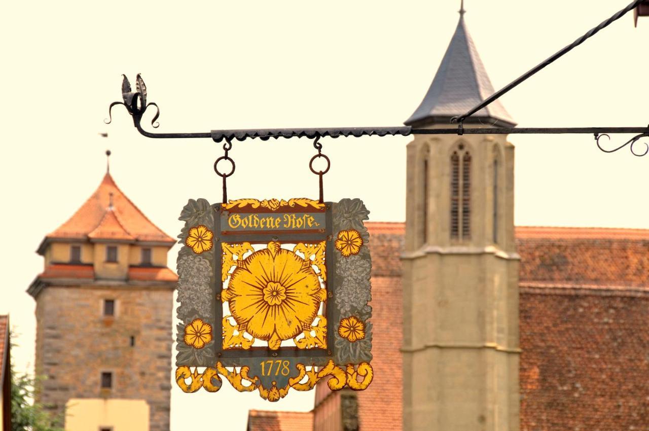Boutiquehotel Goldene Rose - Self-Check-In Ротенбург-на-Таубері Екстер'єр фото