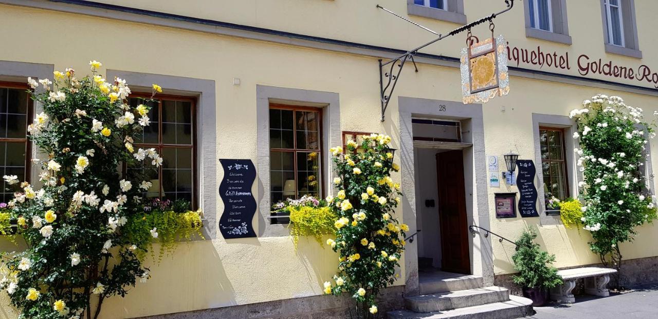Boutiquehotel Goldene Rose - Self-Check-In Ротенбург-на-Таубері Екстер'єр фото
